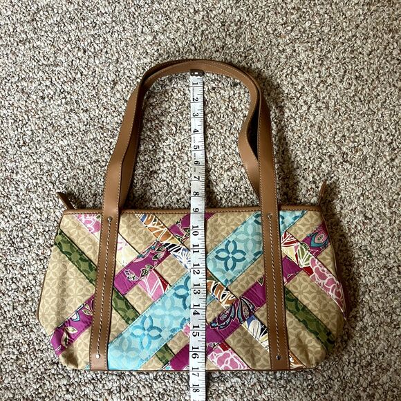Relic by Fossil Shoulder Bag Purse Colorful Floral Fabric Sashes Boho - Picture 8 of 10